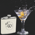 Load image into Gallery viewer, Sip in Style: Personalized Leatherette Flask for Every Adventure - KLM Custom Designs