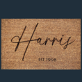 Load image into Gallery viewer, Eco-Welcome: Personalized Coir Doormat for Every Home - KLM Custom Designs