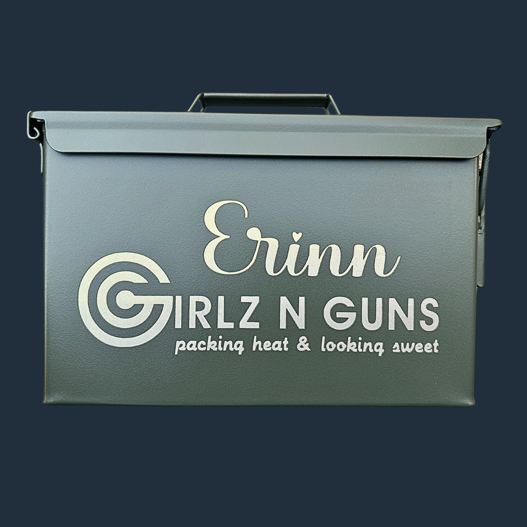 Tactical Titan: Personalized Military Style Storage Can