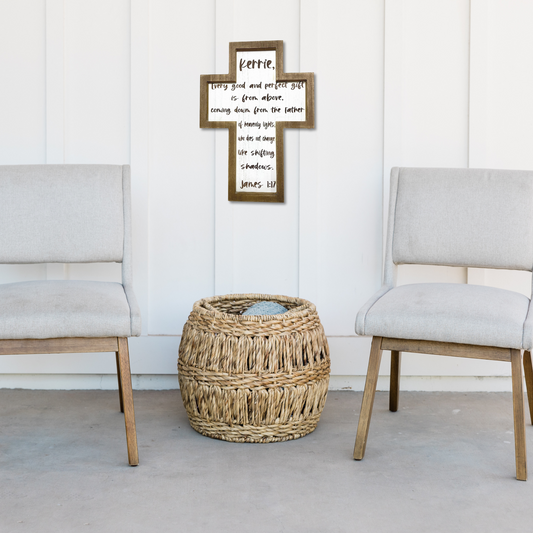 Faith and Style: Customized Hanging Cross for Your Home - KLM Custom Designs