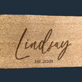 Load image into Gallery viewer, Eco-Welcome: Personalized Coir Doormat for Every Home - KLM Custom Designs