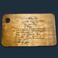 Load image into Gallery viewer, Treasured Memories: Custom Recipe Cutting Board for Your Kitchen - KLM Custom Designs