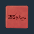 Load image into Gallery viewer, Elevate the Protection: Personalized Leatherette Coasters for Every Space - KLM Custom Designs
