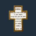 Load image into Gallery viewer, Faith and Style: Customized Hanging Cross for Your Home - KLM Custom Designs