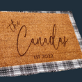 Load image into Gallery viewer, Eco-Welcome: Personalized Coir Doormat for Every Home - KLM Custom Designs