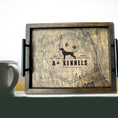 Load image into Gallery viewer, Versatile Elegance: Rustic Wooden Serving Tray - KLM Custom Designs