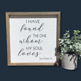 Load image into Gallery viewer, Heartwarming Decor: "Whom My Soul Loves" Sign - KLM Custom Designs