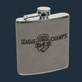 Load image into Gallery viewer, Sip in Style: Personalized Leatherette Flask for Every Adventure - KLM Custom Designs