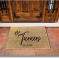 Load image into Gallery viewer, Eco-Welcome: Personalized Coir Doormat for Every Home - KLM Custom Designs