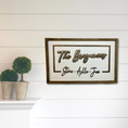 Load image into Gallery viewer, Timeless Elegance: Customized Wooden Family Name Sign - KLM Custom Designs