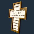 Load image into Gallery viewer, Faith and Style: Customized Hanging Cross for Your Home - KLM Custom Designs