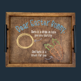 Load image into Gallery viewer, Delightful Easter Tradition: Personalized Dear Easter Bunny Serving Tray - KLM Custom Designs