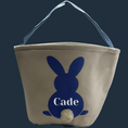 Load image into Gallery viewer, Hop into Joy: The Perfect Durable Canvas Easter Basket for Kids - KLM Custom Designs
