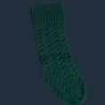 Load image into Gallery viewer, Cozy Cable Knit Christmas Stocking: A Festive Touch for Your Holiday Décor - KLM Custom Designs