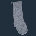 Load image into Gallery viewer, Cozy Cable Knit Christmas Stocking: A Festive Touch for Your Holiday Décor - KLM Custom Designs