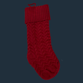 Load image into Gallery viewer, Cozy Cable Knit Christmas Stocking: A Festive Touch for Your Holiday Décor - KLM Custom Designs