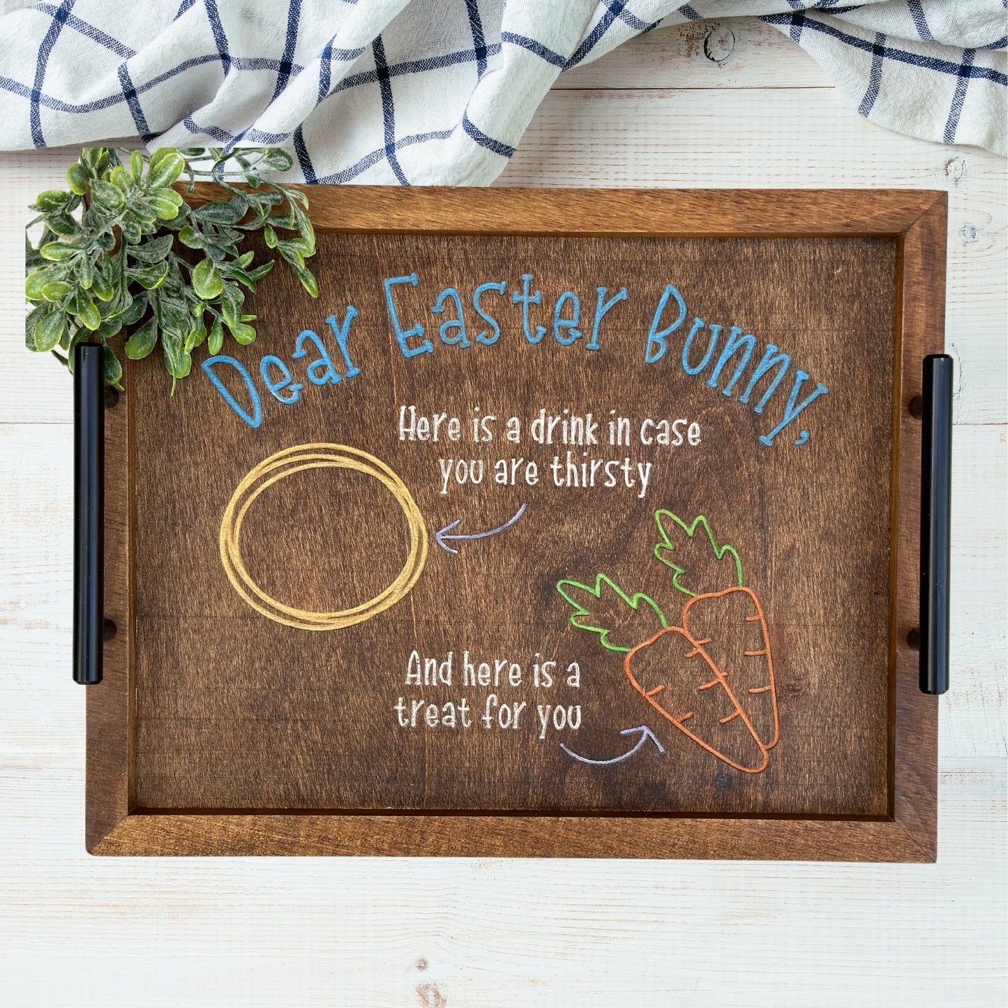 Easter Bunny Serving Tray