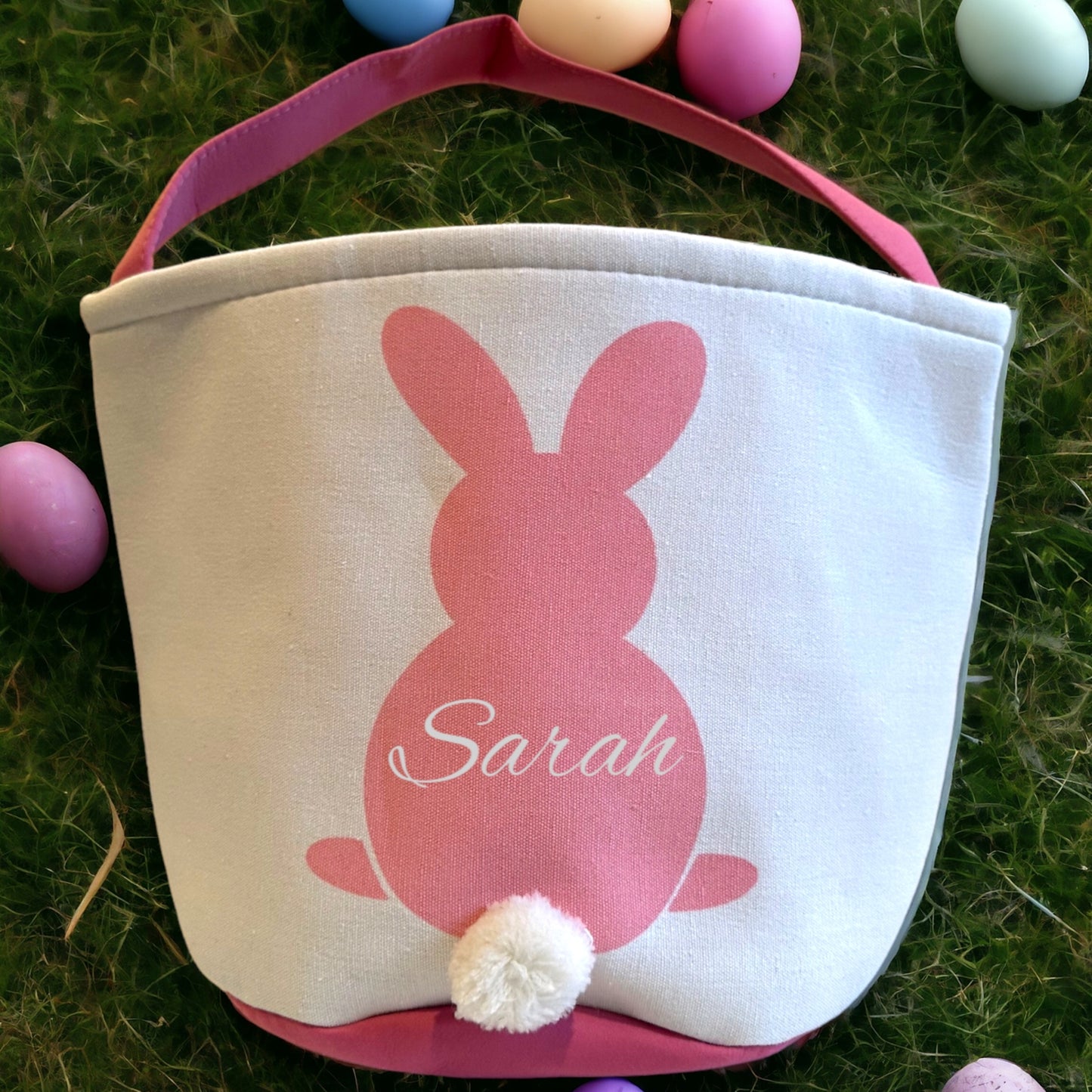 Canvas Easter Basket with Personalization