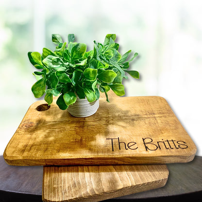 Personalized Recipe Cutting Board