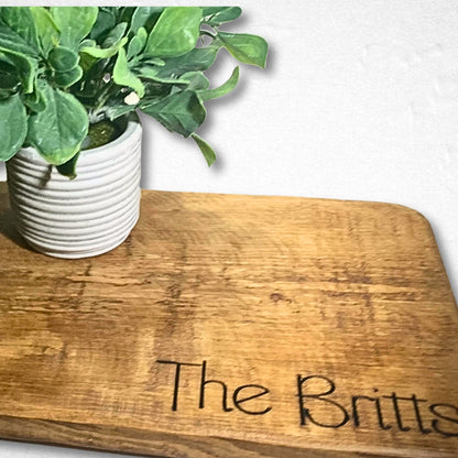 Personalized Recipe Cutting Board