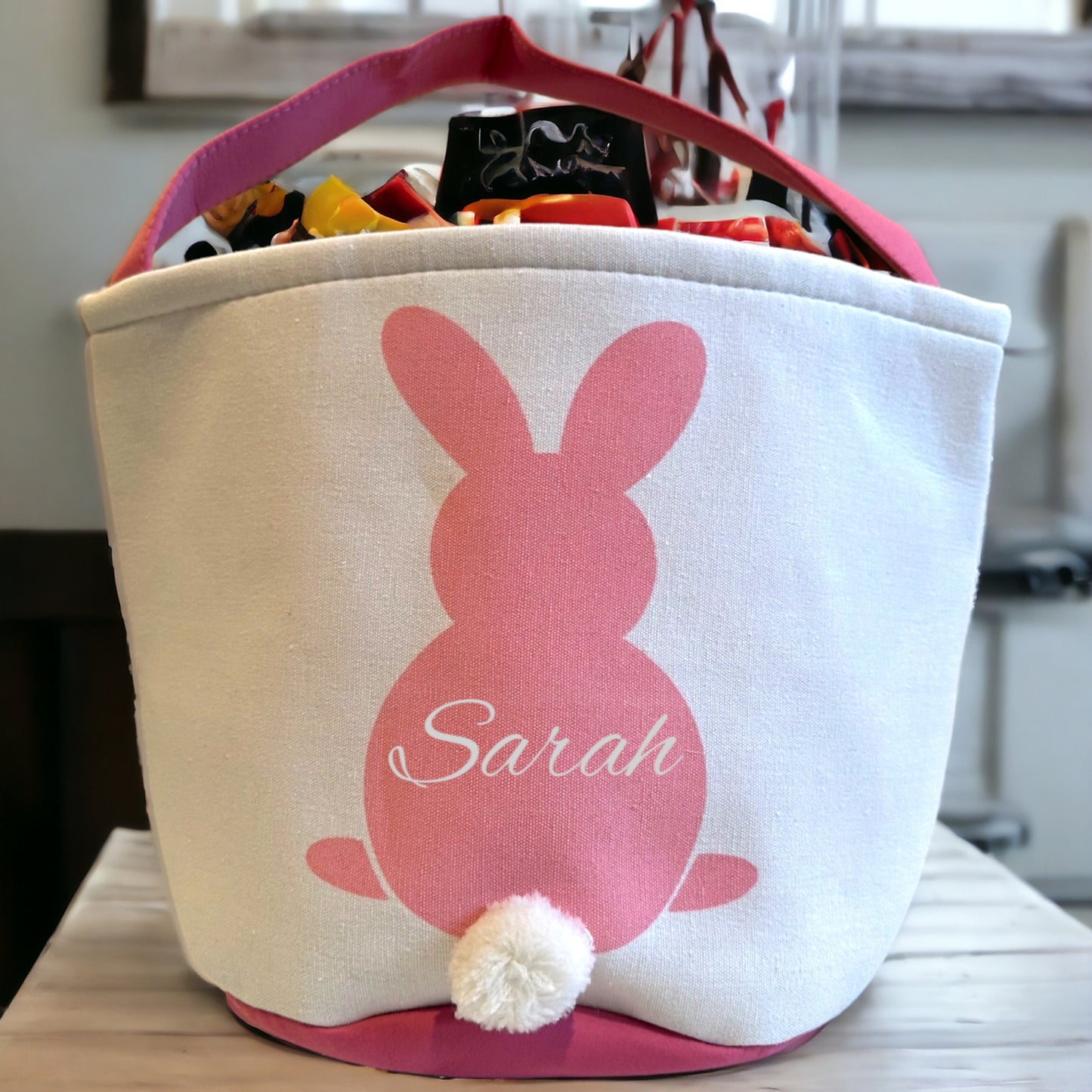 Canvas Easter Basket with Personalization