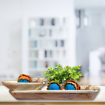 Small Dough Bowl with Cross