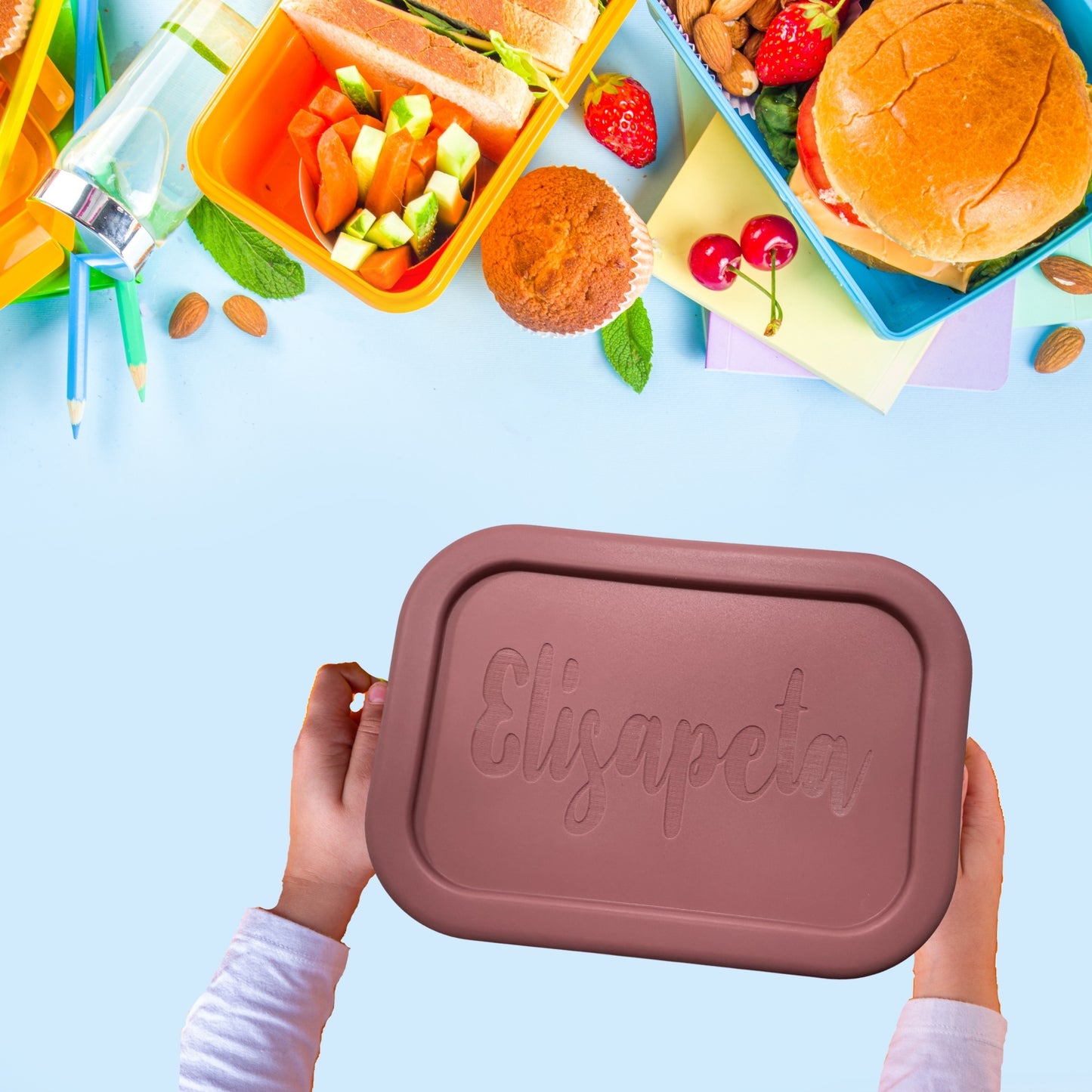 Personalized Silicone Bento Lunch Container