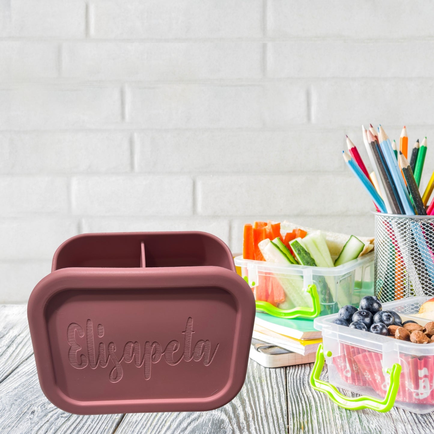 Personalized Silicone Bento Lunch Container