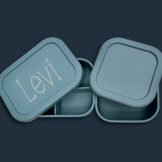 LunchBox Delight: Custom Eco-Friendly Silicone Bento Container - KLM Custom Designs