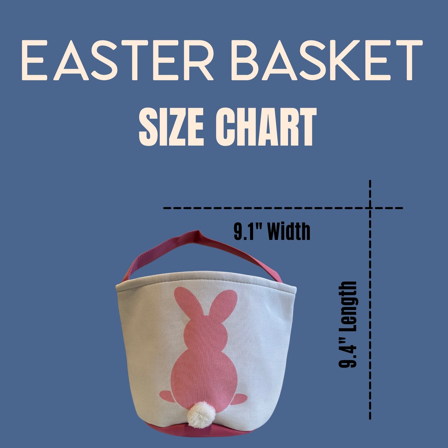 Canvas Easter Basket with Personalization