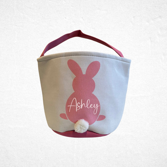 Canvas Easter Basket with Personalization